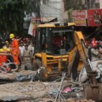 delhi building collapse